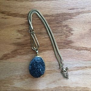 chunky stone necklace